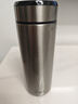 希诺保温杯男士不锈钢泡茶杯子商务办公车载水杯XN-5608A本色 460mL 实拍图