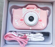 卡卡曼儿童相机照相机3-6岁玩具男孩女孩生日礼物宝宝迷你高清数码拍照 粉猫【9600W像素+128G+可变焦】 宝宝拍立得彩色打印学生相机 实拍图