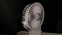 科沃【美国丨支持米家APP】小风扇桌面宿舍制冷空调风宝静音电风扇usb可充电涡轮夹子扇壁挂床上用台式 Pro白【4000M】720°可调丨2档夜灯 超长续航床头迷你卧室办公室便携厨房挂壁降温神器 实拍图