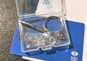 依视路（ESSILOR） 新款商务男镜架时尚潮流镜框女配依视路镜片近视定制眼镜 钛+金属-半框-4017BK-黑色 镜框+依视路膜岩非球面1.67现片 实拍图