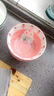佩尔森（CERAMICS）网红草莓兔陶瓷碗盘筷餐具套装家用釉下彩儿童米饭碗菜盘子沙拉碗 5英寸碗4个装 4头 实拍图