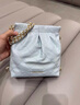 CHARLES&KEITH迷你菱格流浪包单肩斜挎双肩包包女包生日礼物CK2-60782390 Sea Salt Blue海盐蓝 S 实拍图