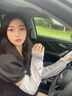 Ceokue冰袖女长薄款夏季宽松冰丝防晒袖套开车袖子骑行手臂护臂手套袖 【Rabbit】-浅灰色 实拍图