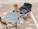 MAKI zaza户外运动天幕帐篷精致防晒便携野餐露营装备 黑色折叠椅【一秒收纳】 实拍图