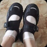 斐乐（FILA）FUSION斐乐潮牌女鞋运动凉鞋新款休闲运动鞋硬糖凉鞋 黑-BK 38 实拍图