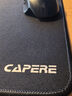CAPERE (铠雷)【追风】防水尼龙鼠标垫中性偏滑考杜拉轻粗面顺滑坚韧耐磨竞技游戏垫 CORDURA 电脑滑鼠垫 【追风】黑色800x400x3mm尼龙垫2代 实拍图