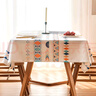 钟爱一生桌布防水免洗TPU餐桌布家用加厚长方形台布 波西米亚137*180cm 实拍图