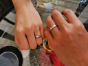 七可戒指情侣款一对戒纯足银999高级感活口颗调节纪念礼物送女友老婆 实拍图