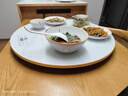 芝梵饭菜保温板加热菜板保温板暖菜板家用带电磁炉火锅暖菜板+火锅+自动旋转家庭旋转餐桌加热转盘 大理石纹丨70CM【电动+手动旋转】电磁炉火锅款 实拍图