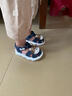 心楠2025年男女童宝宝新款防包头凉鞋婴儿0~3岁室内外滑软底学步鞋 藏青色老虎儿童凉鞋 19 （内长12cm） 实拍图