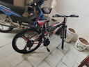 金武端自行车成人山地车公路赛车单车骑行变速超轻越野中学生初中青少年 旗舰版-三刀轮-黑红色 26寸21速 实拍图