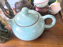 陶迷（TAOMI）茶壶单壶陶瓷泡茶壶家用白瓷汝窑开片可养功夫茶具茶水分离沏茶壶 汝窑天青西施壶 250ml 101mL(含)-200mL(含) 实拍图