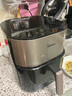 美的（Midea）小炎烤空气炸锅双热源 可视免翻面 家用智能触控 6L实用大容量 金属腔体 烤箱空气炸锅一体KZC6054 实拍图