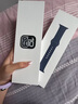 Apple/苹果 Watch Series 10 智能手表GPS+蜂窝款42毫米银色铝金属表壳丹宁色运动型表带S/M MWXJ3CH/B 实拍图