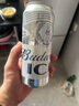 百威啤酒冰啤酒500ml*18听+淡色拉格450ml*3听组合装  实拍图
