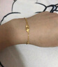 周六福（ZLF）  黄金手链女款手链心连心金手链婚嫁黄金饰品 计价 16+3cm尾链 - 3.01g 足金 实拍图