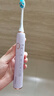 康佳智能电动牙刷成人学生儿童情侣声波牙刷自动充电牙刷洁牙仪器生日礼物教师中秋节礼物实用送男女友 升级款紫色-15大洁牙方案+送独立旅行盒+8个刷头 实拍图