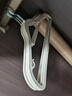 收米（ShouMi）衣架无痕防滑家用挂衣防肩角晾衣架学生宿舍衣服架子衣柜收纳神器 防滑无痕双位款【静谧灰】 10个 1件【共10只】 实拍图