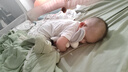 贝瑞加（Babyprints）婴儿连体衣2件夏季短袖婴儿衣服新生儿纯棉哈衣轻薄爬服 白蓝90 实拍图