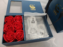 中国黄金（CHINA GOLD）连理枝足银情侣戒指对戒男女求婚对戒送老婆生日生日送女朋友礼物 【京速达】连理枝情侣对戒【玫瑰礼盒】 实拍图