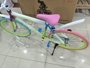 EG7死飞自行车男实心胎活飞网红倒刹车单车公路赛轻便成年学生成人女 24寸30刀备注颜色 骑行无忧 实拍图