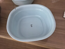 美丽雅 家用脸盆加厚学生宿舍塑料盆洗脸洗衣盆时尚洗菜小孩儿童通用盆 方圆盆加大号 38cm 实拍图
