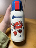 杯具熊（BEDDYBEAR）保温杯儿童水杯学生上学专用保温杯双饮316不锈钢吸管保温杯便携 妙趣系列-超级飞侠（乐迪） 480ml 实拍图
