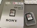 索尼（SONY）128GB SD存储卡 SF-M128/T2 M系列 相机摄像机内存卡 U3 C10 V60 UHS-II读速高达277MB/s 实拍图