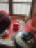 贝瑟斯创意陶瓷杯马克杯带盖带勺牛奶杯早餐杯咖啡杯办公室水杯 红色 实拍图