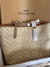 蔻驰（COACH）【品牌直供】CITY女士大号托特包单肩手提包5696IMNLJ 实拍图