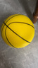 安踏静音篮球5号儿童拍拍球室内无声儿童训练玩具球软皮球静音球 黄色 实拍图