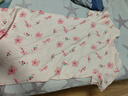 红豆女童睡裙纯棉春夏季薄款家居服儿童短袖套头睡衣A类Q3320粉色160 实拍图