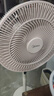 美的（Midea）【幸运草安睡风扇SE】直流变频轻音家用立式遥控电风扇柔风落地扇台式桌面大风量一级能效轻羽扇 实拍图