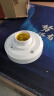 德力西（DELIXI）LED球泡楼道感应节能灯E27螺口灯头声光控灯座(不含灯泡）单只装 实拍图