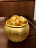 铜师傅《真金鎏镀实心铜元宝》客厅 桌面 铜摆件 家居装饰工艺品礼品 真金鎏镀实心铜元宝大号单个 实拍图