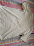 新疆棉重磅厚实不透纯棉短袖T恤男纯色宽松大码打底衫上衣 奶杏色-【超重磅厚实不透】 S建议100-120斤 实拍图