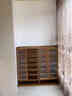 米囹鞋柜门口家用室内简易鞋架子多层入户收纳神器省空间宿舍出租屋用 茶色双门6层【实板门】带靴位 （非主图） 实拍图