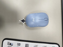 罗技（Logitech）M221 轻音鼠标 无线鼠标 办公鼠标 对称鼠标 带无线微型接收器 雾霭蓝 实拍图
