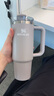 STANLEY巨无霸吸管杯水杯保温杯不锈钢杯子大容量办公车载887ML-烟灰 实拍图