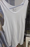 海澜之家（HLA）男士背心男纯棉宽肩无袖夏季打底汗衫纯色运动健身跨栏背心送老公 白色/白色 XL (175) 实拍图