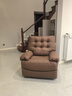 乐至宝LAZBOY轻奢真皮功能单椅懒人沙发客厅落日哈尼手动深棕【7天发】 实拍图