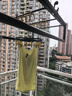好太太（Hotata）手摇晾衣架阳台升降室外室内晒衣服架手摇式四杆晾衣杆挂衣架 D-1110：小黑杆2.4米四杆+12衣架 实拍图