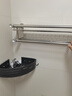 威安 加厚免打孔厕所毛巾架不锈钢置物架双层浴室卫生间浴巾架壁挂 单层加厚 50cm 实拍图