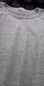 壹号凤冰丝长袖T恤男夏季薄款运动速干丝滑内搭圆领春秋宽松冰感打底衫 浅灰圆领长袖 3XL 【建议150-165斤】 实拍图