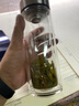 希诺双层玻璃杯男家用商务办公泡茶杯子过滤车载水杯XN-9302 345mL 实拍图
