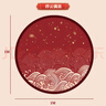 阿宝丽圆红地毯宝宝一周岁礼抓周地垫生日拍照道具百天满月装饰布置用品 实拍图