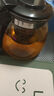 一壶四杯茶壶套装 大容量玻璃茶杯带滤网耐高温水壶茶具无底座 莲花小杯子 1个 实拍图