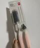 babycare奶瓶刷便携奶瓶清洗刷杯刷吸管刷多功能硅胶刷带底座5件套 欧泊粉 实拍图