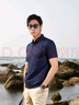 雅戈尔（YOUNGOR）短袖POLO衫男扁机领长绒棉冰凉丝清凉透气POLO衫新品 VSPC533033FCA藏青色 2XL 实拍图
