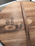 王源吉铁锅炒锅双耳苏锅王老式家用圆底无涂层纯手工不粘炒菜锅46cm 实拍图